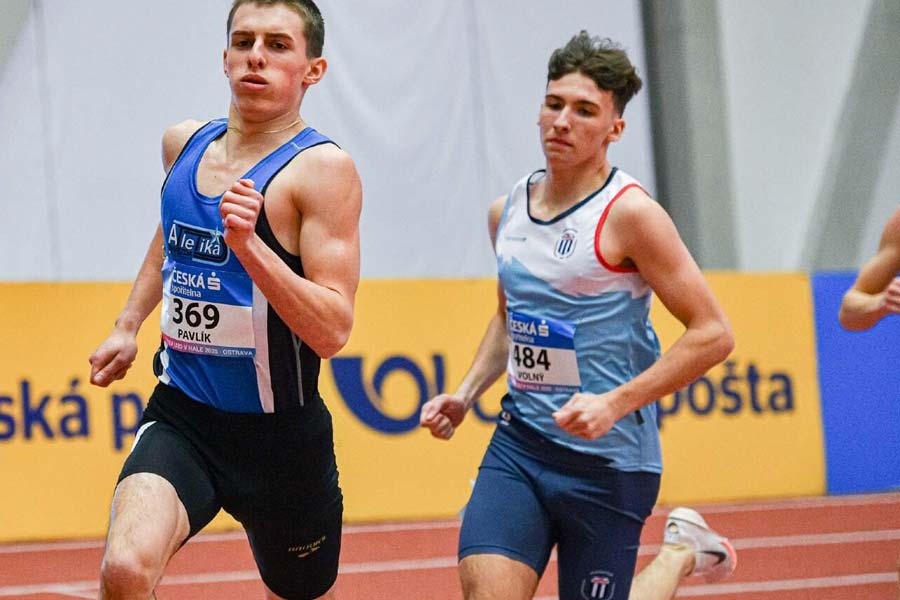 Taktický rozběh na halovém Mistrovství České Republiky s Matoušem Pavlíkem